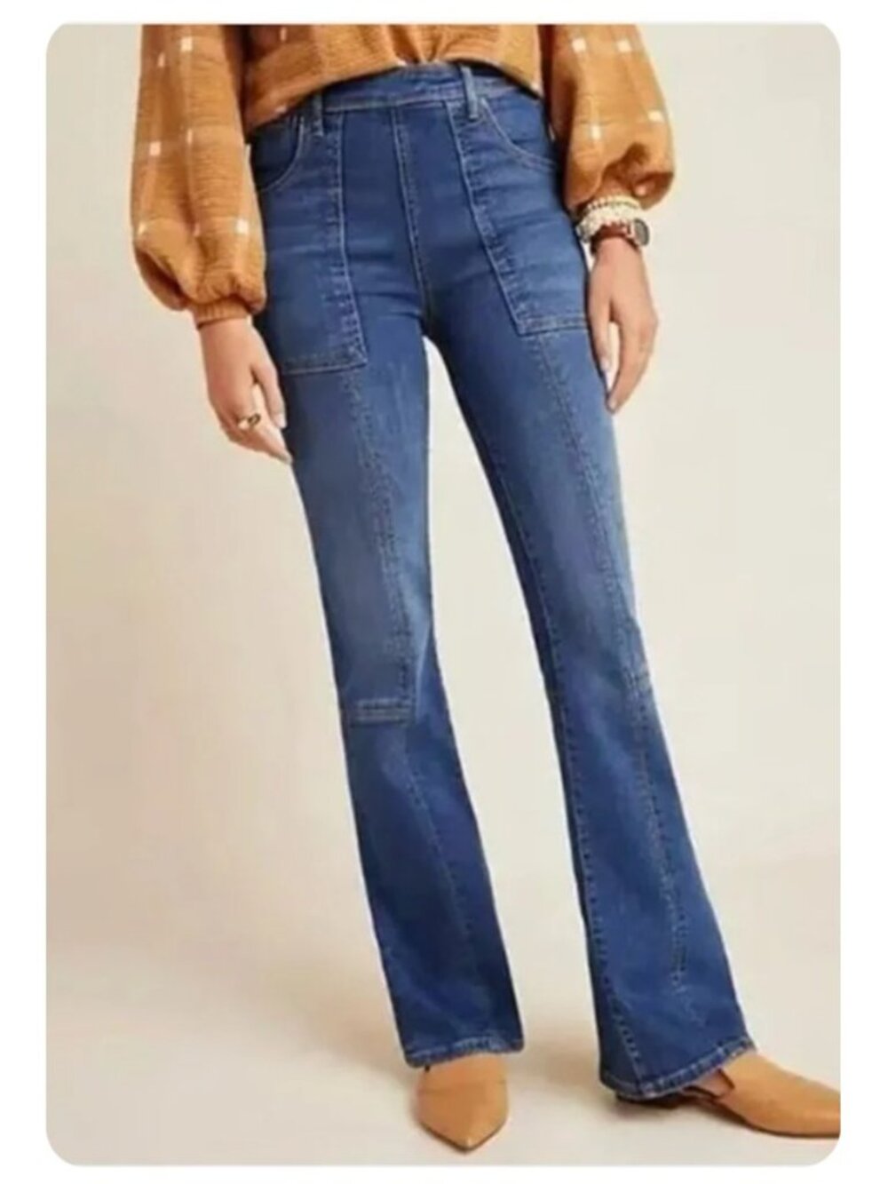 Antropologie Pilcro & The Letterpress High-Rise Bootcut Jeans sz 27